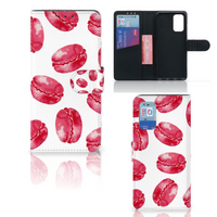 Samsung Galaxy A32 4G Book Cover Pink Macarons - thumbnail