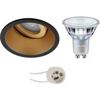 Philips - Led Spot Set - Master 927 36d Vle - Pragmi Zano Pro - Gu10 Fitting - Dimtone Dimbaar - Inbouw Rond - Mat