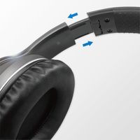 LogiLink BT0053 hoofdtelefoon/headset Draadloos Hoofdband Muziek Bluetooth Zwart - thumbnail