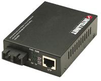 Intellinet 506502 Fast Ethernet Mediaconter 10/100Base TX op 100Base-FX (SC) Multimode 2 km zwart