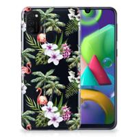 Samsung Galaxy M21 | M30s TPU Hoesje Flamingo Palms