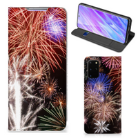 Samsung Galaxy S20 Plus Hippe Standcase Vuurwerk