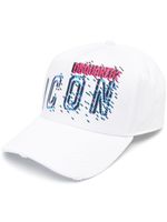 DSQUARED2 casquette à imprimé graphique - Blanc