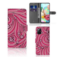 Samsung Galaxy A71 Hoesje Swirl Pink - thumbnail