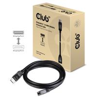 club3D DisplayPort Verlengkabel [1x DisplayPort stekker - 1x DisplayPort bus] 2.00 m Zwart