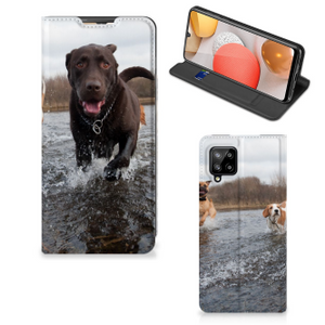 Samsung Galaxy A42 Hoesje maken Honden Labrador