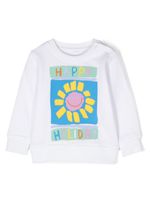 Stella McCartney Kids sweat à imprimé Happy Holiday - Blanc