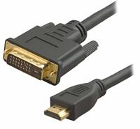 Vultech HDMI-DVI M-M -1,8 m videokabel (HDMI DVI-D mannelijk/mannelijk, 1920 x 1080 pixels)