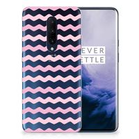 OnePlus 7 Pro TPU bumper Waves Roze