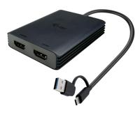 i-tec HDMI USB-A/USB-C Dual 4K/60Hz video-adapter