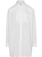 Maison Margiela robe-chemise en popeline - Blanc