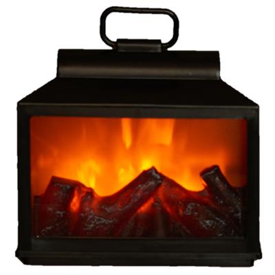 Anna's Collection Sfeerhaard - mini - LED - zwart - 18x9x16 cm Anna's Collection Sfeerhaard - mini - LED - zwart - 18x9x16 cm