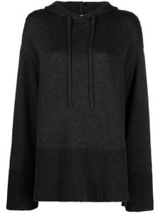 TOTEME hoodie à lien de resserrage - Gris