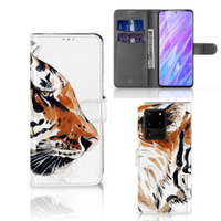 Hoesje Samsung Galaxy S20 Ultra Watercolor Tiger - thumbnail