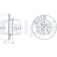 Remschijf BG3424 - thumbnail