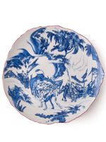 Seletti assiette Classic on Acid Blu Chinoiserie - Blanc