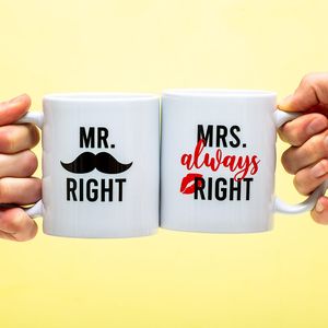 Mok Mr Right & Mrs Always Right (set Van 2)