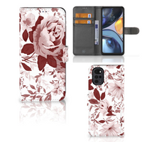 Hoesje Motorola Moto G22 Watercolor Flowers - thumbnail