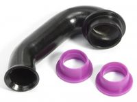 Exhaust header (r exhaust engine/u shape/short/blk)