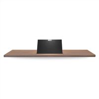 Looox Wooden Collection Bath Shelf 88 cm met houder Eiken/Mat Zwart