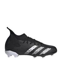 adidas Performance Predator Freak.3 FG Jr. voetbalschoenen zwart/wit
