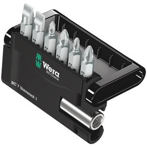 Wera Bit-Check 7 Universal 4 05135810001 Bitset 7-delig Kruiskop Phillips, Kruiskop Pozidriv, Binnen-Torx