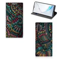 Samsung Galaxy Note 10 Plus Hoesje met Magneet Aztec