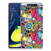 Samsung Galaxy A80 Silicone Back Cover Punk Rock