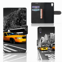 Sony Xperia XA1 Flip Cover New York Taxi - thumbnail