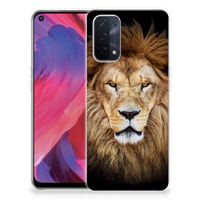 OPPO A74 5G | A54 5G TPU Hoesje Leeuw - thumbnail