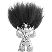 LYKKETROLD Good Luck Troll - Gjøl Trold 9 cm. - Chroom (92914)