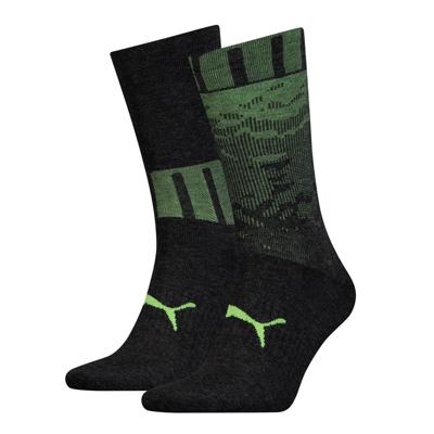 Puma sokken heren Black / Yellow 2-pack-43/46