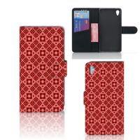 Sony Xperia Z2 Telefoon Hoesje Batik Rood