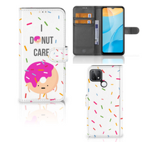 OPPO A15 Book Cover Donut Roze - thumbnail