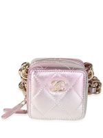 CHANEL Pre-Owned sac porté épaule Coco Punk Cube (2021) - Rose - thumbnail