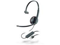 Plantronics Blackwire C3210 USB-A - Headset - op oor - met bekabeling - USB - zwart
