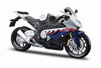 Maisto M32702 1:12 Motorbike-BMW S1000 RR, diverse ontwerpen en kleuren