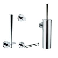 Saniclear Talpa toilet accessoiresset 4-delig chroom - thumbnail