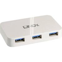 LINDY USB-Hub USB 3.2 Gen 1-hub 4 poorten Wit - thumbnail