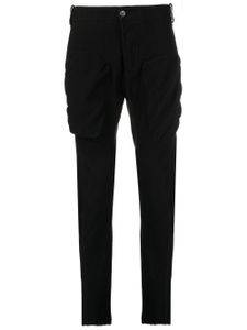 Masnada pantalon slim à effet gaufré - Noir