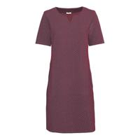 Jersey jurk van structuur-jacquard, grijs-motief 46