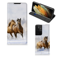 Samsung Galaxy S21 Ultra Hoesje maken Paarden