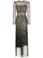 Jenny Packham Aura sequin-embellished gown - Noir