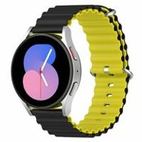 Garmin Vivoactive 4 / 4L - Ocean Style bandje - Zwart / geel