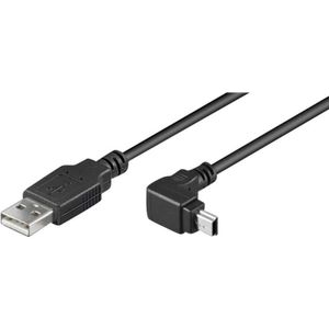 Goobay 4040849939716 USB-kabel USB 2.0 1,8 m USB A Mini-USB B Zwart