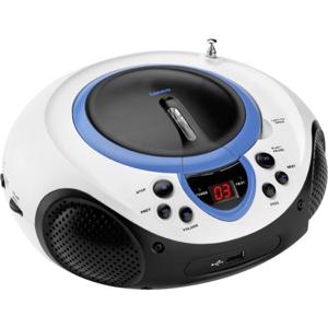 Lenco SCD-38 USB Radio/CD-speler VHF (FM) AUX, CD, USB Blauw