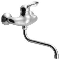 KIRKÉ CRYSTAL MUURDARMATUUR kristallen hefboom, chroom