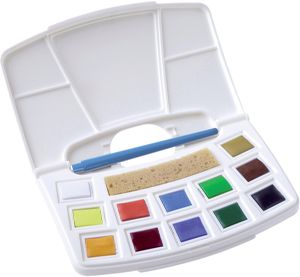 Talens Art Creation aquarelverf, pocketbox met 12 napjes