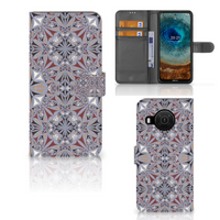 Nokia X10 | Nokia X20 Bookcase Flower Tiles - thumbnail