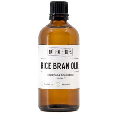 Rice Bran Olie (Biologisch & Koudgeperst) 100 ml